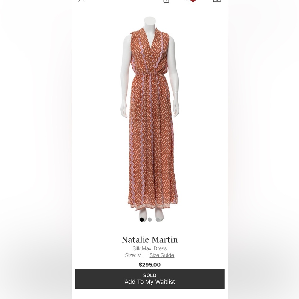 Natalie Martin sill wrap maxi dress